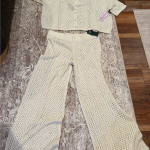 Wild Fable Cream Knit Set